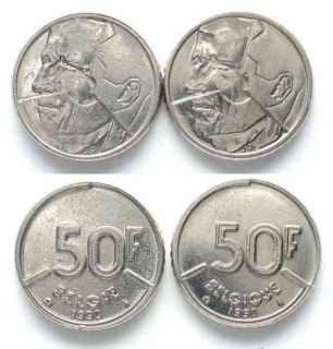 BELGIEN 50 Francs 1990 BELGIQUE & BELGIE # 55776
