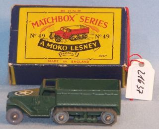 Matchbox Series Nr.49 M3 Kettenfahrzeug, 1958 Original im OK (21637