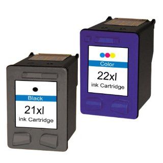 Druckerpatronen kompatibel für HP 22 XL + HP 21 XL für HP Deskjet