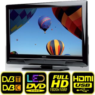 MEDION P12046 21 5 54 6cm FULL HD LED LCD TV DVB T DVB C DVD USB MKV