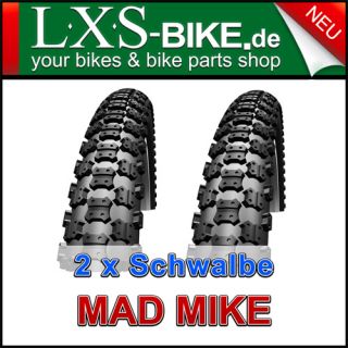 Schwalbe Mad Mike Draht Reifen 16 x 2,125  57 305 schwarz