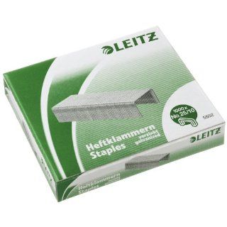 Esselte Leitz Leitz Heftklammern 25/10 Schenkellänge 15 mm für