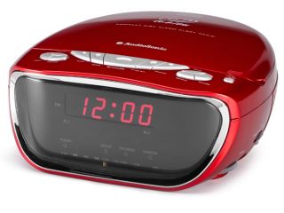 Stereo UKW Uhrenradio mit CD Player LED Anzeige Nachweckautomatik