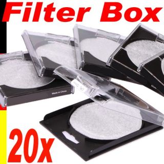 Schutzbox Box f. UV CPL FLD ND Filter 62 67 72 77 82 mm NEU