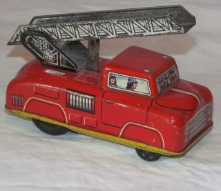 Blechspielzeug Feuerwehr aus Sammlungsauflösung