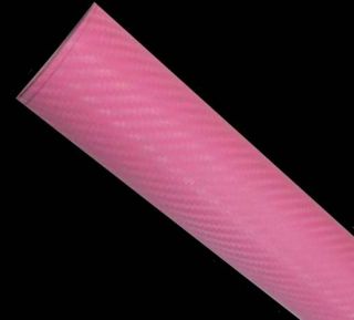 3D Carbon Folie + Pink + 50 x 127 cm folieren 17€/m² AUTO