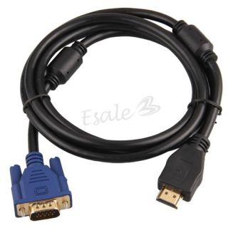 HDMI zu 15 Pin VGA Male Konverter Kabel Adapter Kompaktadapter