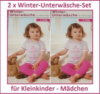 Unterwäsche Set NEU Kleinkinder Mädchen rosa Gr. 74 80 86 92