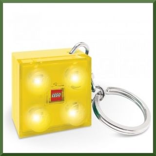 LEGO Blinklicht gelb Anhänger Schule Reflektor Lampe