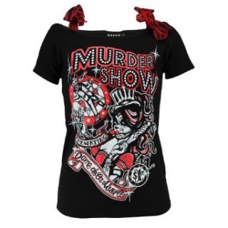 Too Fast Brand Shirt ANNABEL MURDER SHOW black Bekleidung