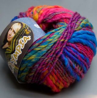 Lana Grossa Olympia 003 rainbow 100g Wolle