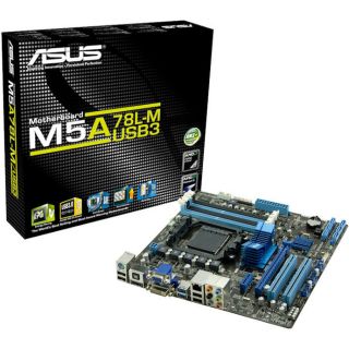 ASUS Mainboard M5A78L M/USB3 mATX USB3 DDR3 Grafik AM3+