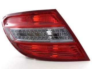 Rückleuchten Set LED Mercedes C W204 Limo, rot/schwarz FKRLXLDB12049