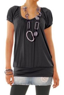 Damenbluse, Longtop Shirt Bluse Gr. 36/S 38/M 40/L 42/XL Damen Top