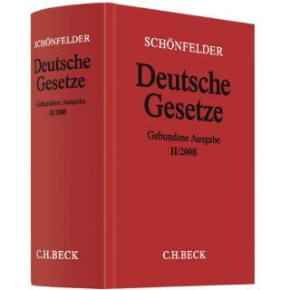 Schönfelder Deutsche Gesetze, gebundene Ausgabe ohne Fortsetzung