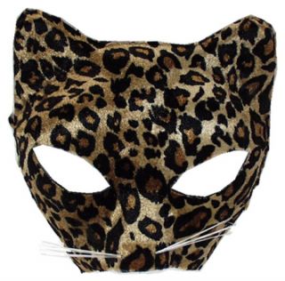 Maske Leopard Fasching Kostüm Zubehör Augenmaske Karneval Halbmaske