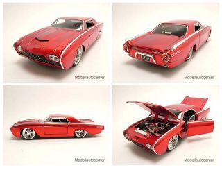 Ford Thunderbird 1963 rot, Tuning, Modellauto 124 / Jada Toys