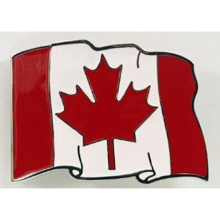 Buckle mit wehender Kanada  Flagge, Ahornblatt, Canada
