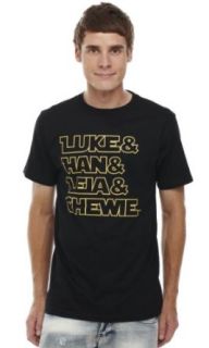 Retreez Herren Luke & Han & Leia & Chewie Bedruckte Grafik T Shirt