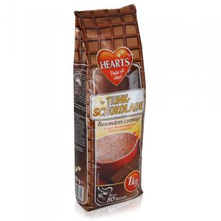 45 EUR/kg) 10x HEARTS Trinkschokolade (9%) 1kg
