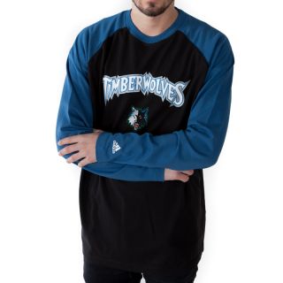 Adidas Minnesota Timberwolves Longsleeve Shirt Gr. L Langarm NBA