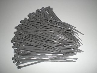 100 Kabelbinder grau 98 x 2,5 mm