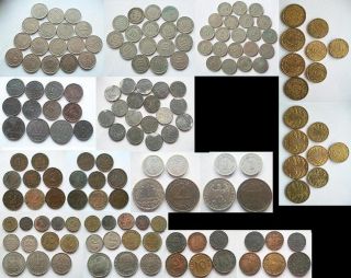 Republik/Notgeld/III. Reich/BRD über 100 Münzen s. Bilder+Beschr