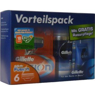 Gilette Fusion 6er Klingen Vorteilspack Geschenkbox + Gillette