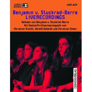 Liferecordings. Audiobook. Cassette Benjamin von Stuckrad