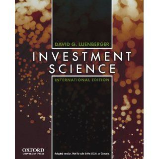 Investment Science David G. Luenberger Englische Bücher