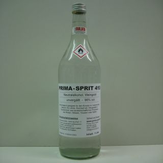 1l Prima Sprit 96% Primasprit Weingeist Ethanol Alkohol