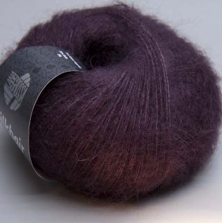 Lana Grossa Silkhair 028 prugna 25g Wolle