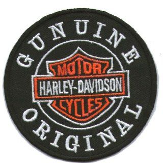 Logo Aufnäher / Iron on Patch  Harley Davidson   Gunuine  