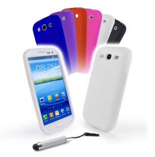 volve Gel Smartphone Hülle für Samsung Galaxy S3   weiß