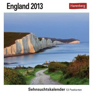 England 2013 Sehnsuchts Kalender. 53 heraustrennbare Farbpostkarten