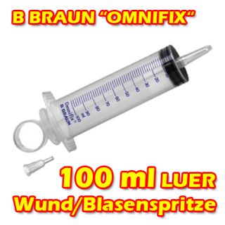 BRAUN OMNIFIX 100ml Spritze Spritzen mit LUER steril