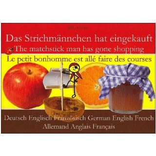 Das Strichmännchen hat eingekauft. Deutsch   Englisch   Französisch
