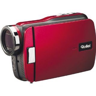 Rollei Movieline SD 55 Camcorder 3,0 Zoll rot Kamera