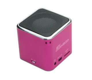 Jay Tech Mini Bass Cube SA101 Lautsprecher  Player Pink NEU