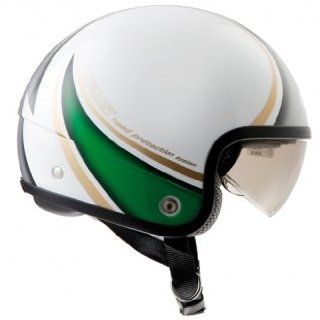Givi Helm X05F Italien weiss/grün/rot, M1 (57) Motorrad