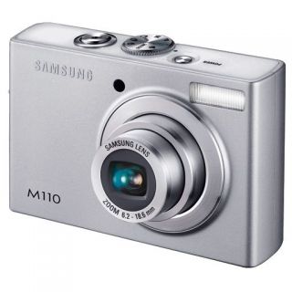 SAMSUNG M110 8MP DIGITAL CAMERA SILVER OPT ZOOM 3X