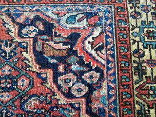 Persischer Orient Teppich Bachtiar 196 x 135 Alt Rug S. Antik Tappeto
