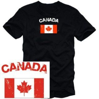 CANADA VINTAGE logo t shirt KANADA schwarz S M L XL XXL XXXL 
