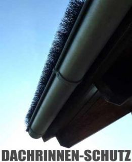 Dachrinnenschutz Laubschutz Marderschutz Dachrinnenbürste 120cm