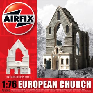 AIRFIX 75006 EUROPEAN CHURCH MODEL KIT 176   BRAND NEW