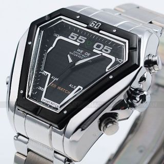 Weide Sportuhr Armbanduhr Herrenuhr LED Quarzuhr Digitaluhr Uhr