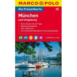 POLO Freizeitkarte München und Umgebung 1110.000 Extra Guide mit 66