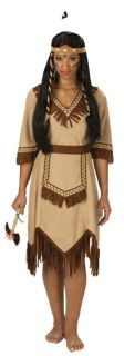 Indianerin Kostüm Apachen Kleid,Damen HOCHWERTIG,Gr. 36,38,40,42,44