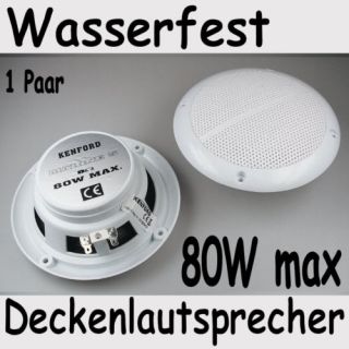 Marine Speaker Lautsprecher Wasserfest 127mm 80W 1Paar