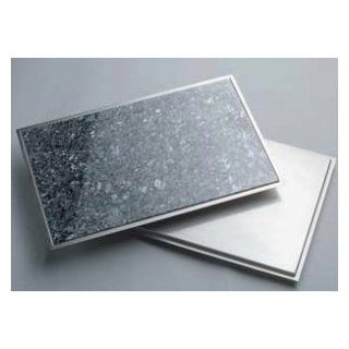 Granitfeld Decotop 2 inkl. Edelstahlwanne, Labrador Blue Pearl 